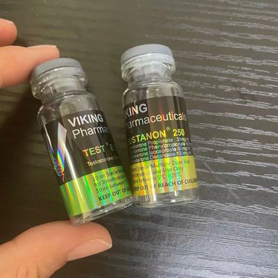 アート ペーパーCMYK色の薬剤のステロイドのガラスびんのラベルISOは承認した