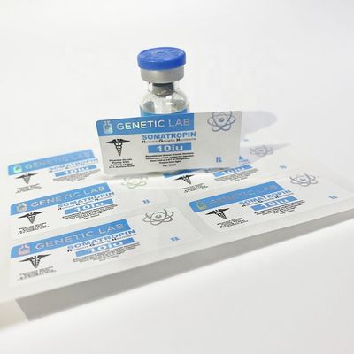PMS色のステロイドのガラスびんのラベル、反偽造の薬剤のガラスびんのラベル