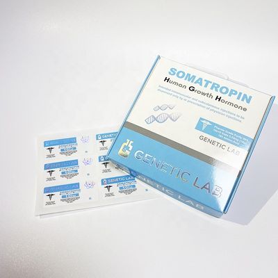 PMS色のステロイドのガラスびんのラベル、反偽造の薬剤のガラスびんのラベル