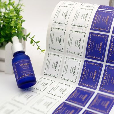 紫外線印刷の規定の薬瓶のラベルISO14001の証明