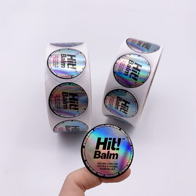 保証のための光沢のある終わりの2x2cmのタンパーの証拠のホログラムのステッカー