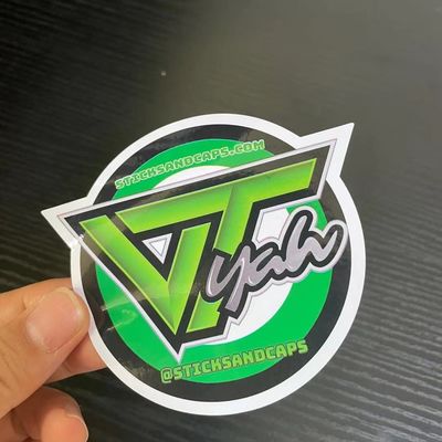 抵抗力がある強い付着力の光沢のあるラミネーション ポリ塩化ビニールのビニールのステッカーの凍結