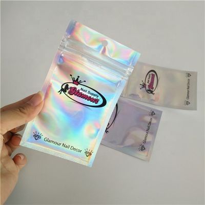 CMYK色のZiplockのアルミ ホイル袋の熱い押すアルミ ホイルの袋
