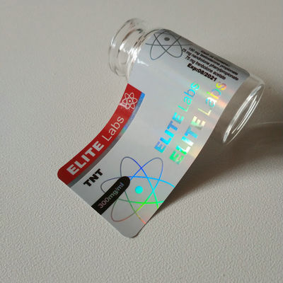 銀製の金ホイルPharmaはステロイドのガラスびんのラベルを等級別にする