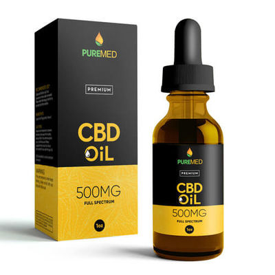 多彩な印刷を用いる注文の浮彫りにされた300gsmボール紙のcBDの大麻油のパッケージ箱