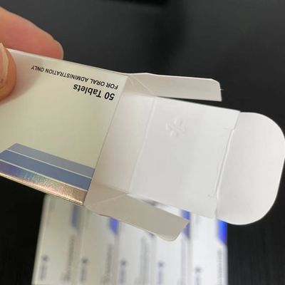 Winstrolは銀ぱくを押す紙箱の印刷を浮彫りにした薬の丸薬箱を錠剤にする