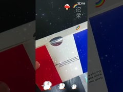 人間の成長ホルモンの箱のための再生利用できる 40x18mm 銀箔ガラス バイアル ラベル